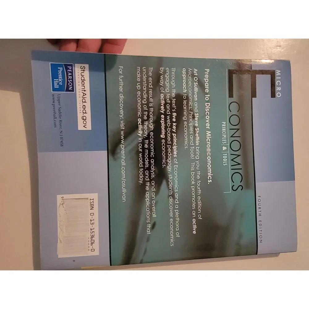 MICROECONOMICS: PRINCIPLES AND TOOLS (4TH EDITION) By Arthur O'sullivan & Steven